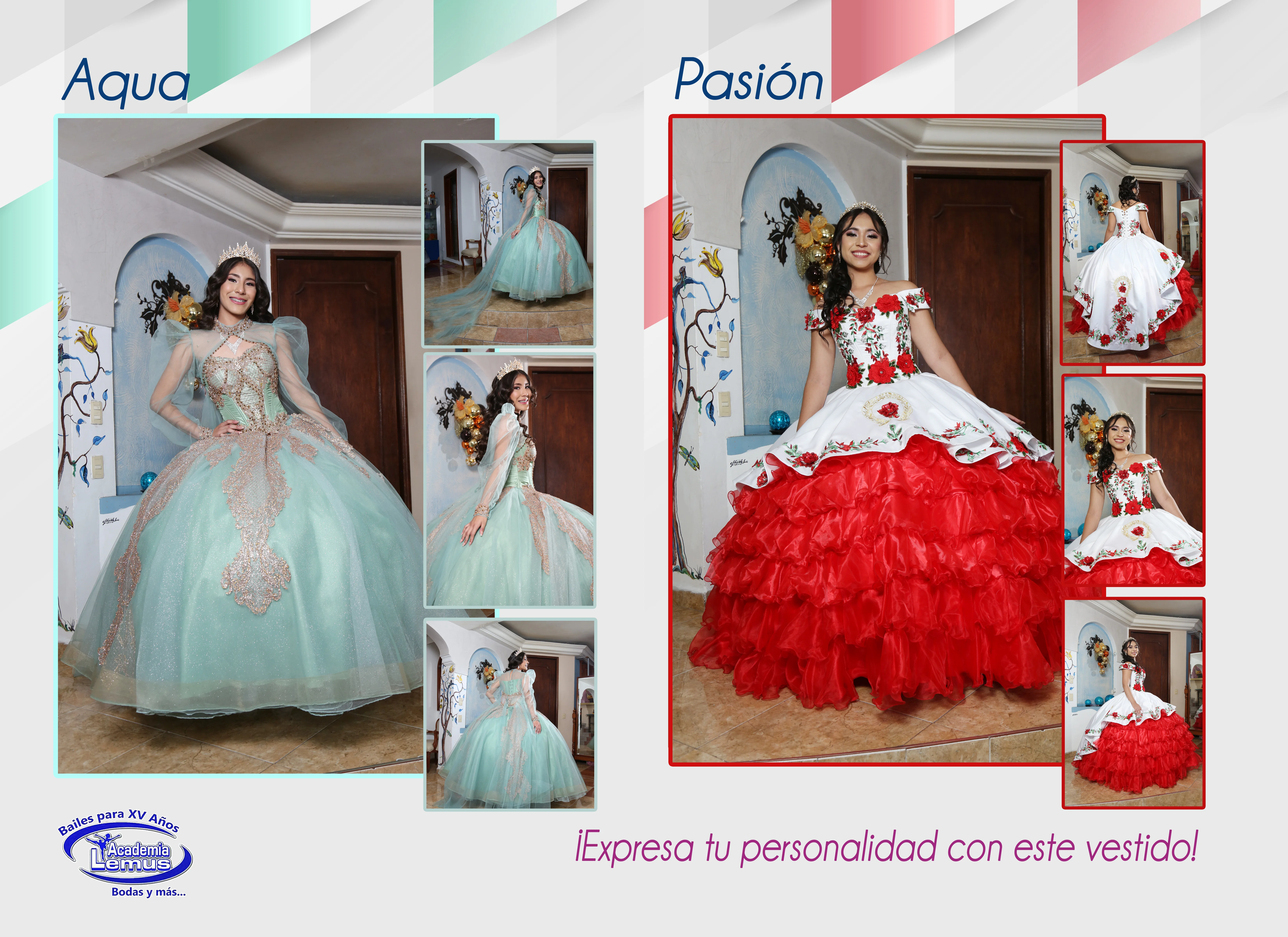 Vestido Aqua Pasion