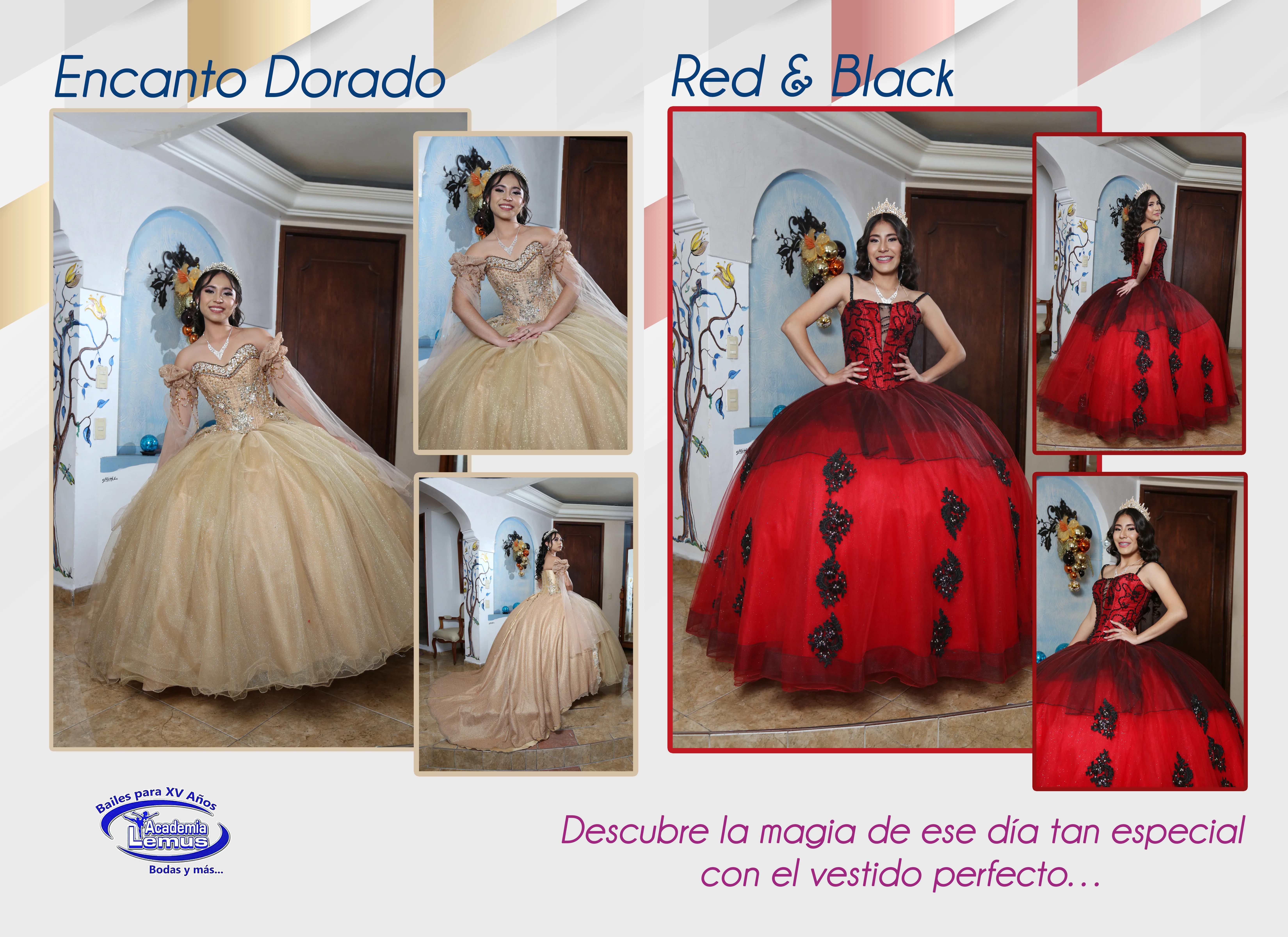 Vestido Dorado Black