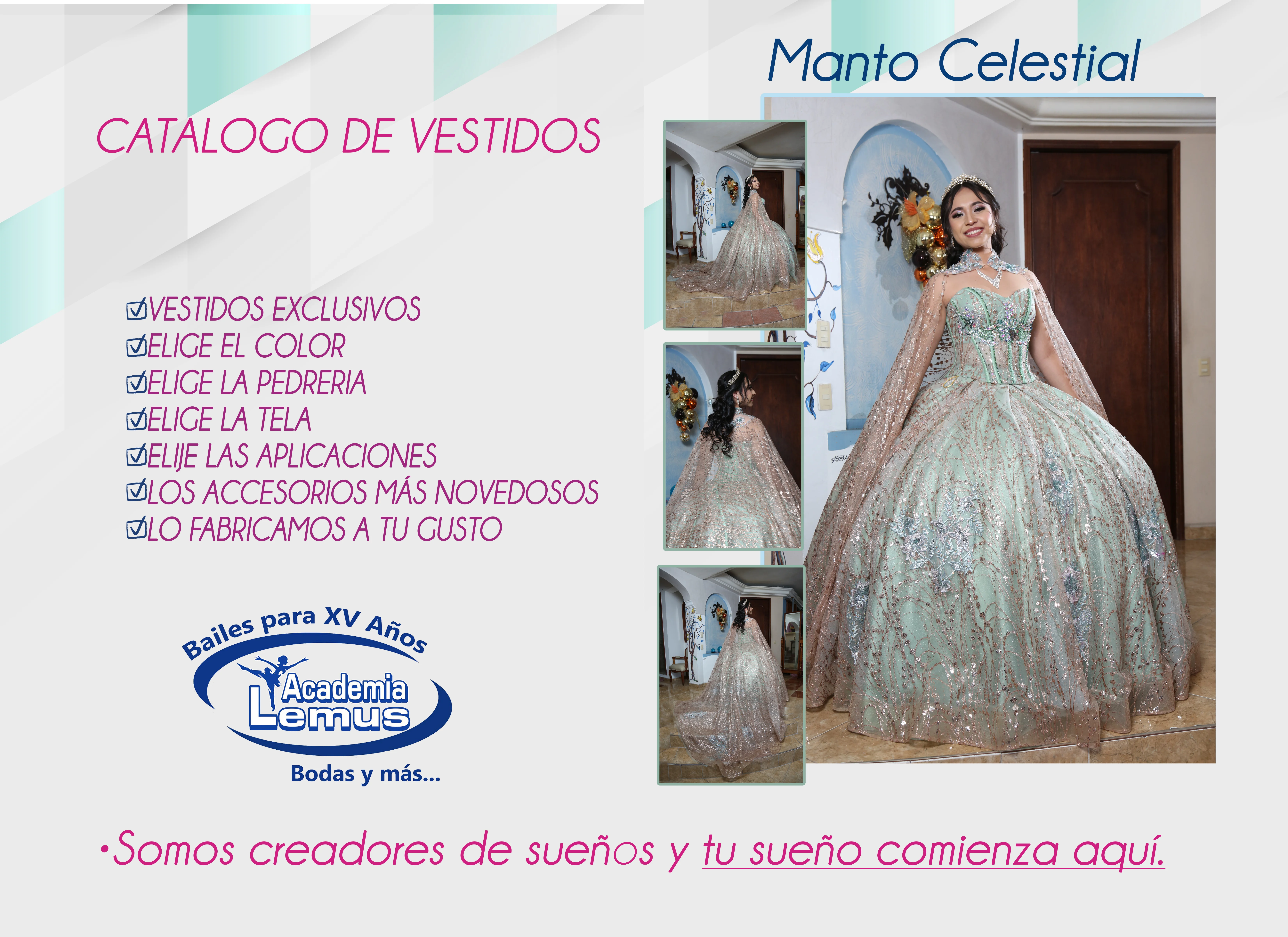 Vestido Manto Celestial